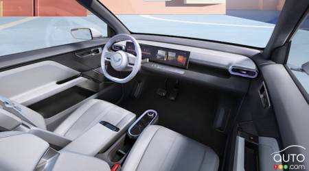 The Hongguang MINIEV Cabrio concept, interior